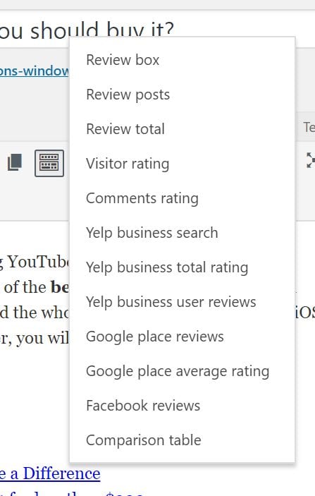WP Review Pro - Best #1 Star Rating Plugin of 2022 7 wp review pro post editor settings