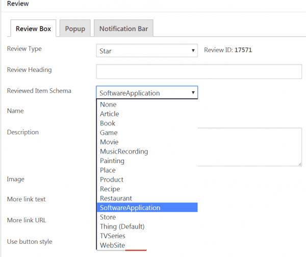 WP Review Pro - Best #1 Star Rating Plugin of 2022 3 wp review pro review box schema settings