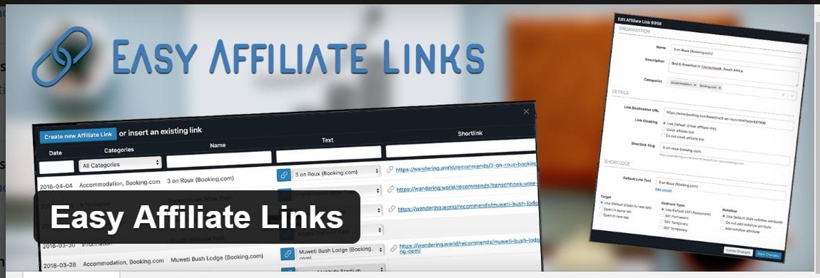 easy affiliate links wordpress plugin for affiliate blogs
