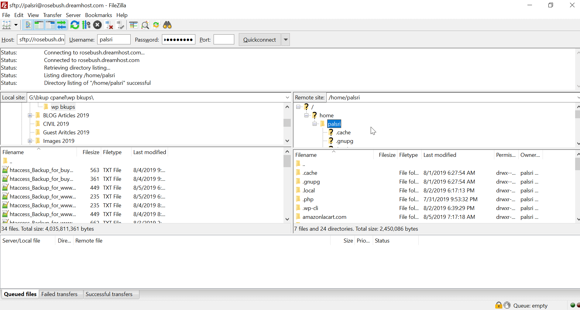 Migrate WordPress Site to DreamHost 4 moving wordpress to new server
