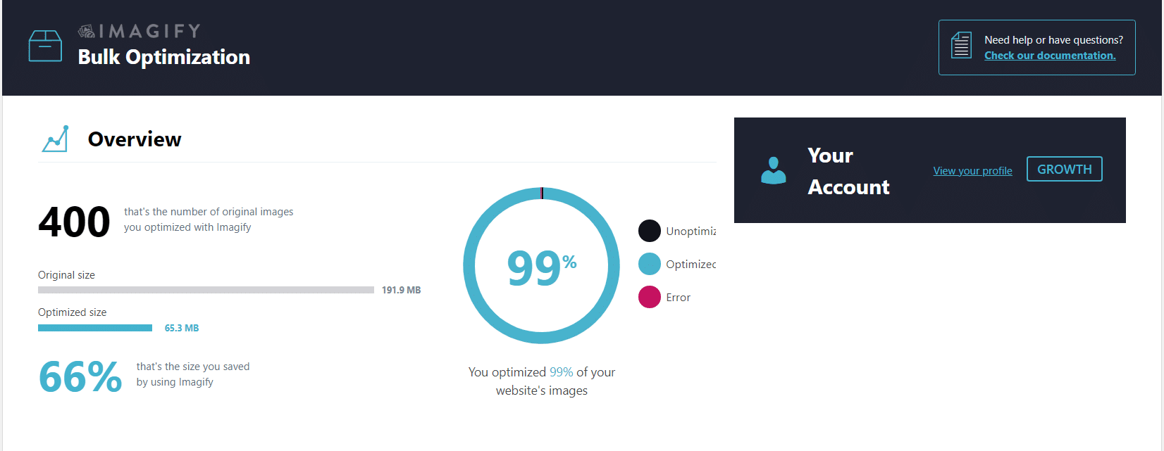 Imagify - Best WordPress Image Optimizer Plugin 1 compress images for web - image optimizer