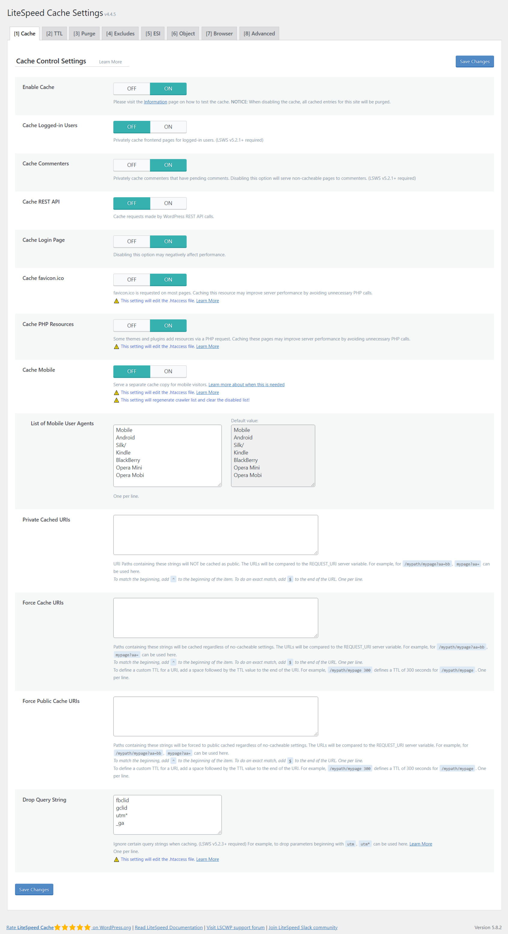 LiteSpeed Cache Best Settings to Score Perfect 100 3 litespeed cache settings