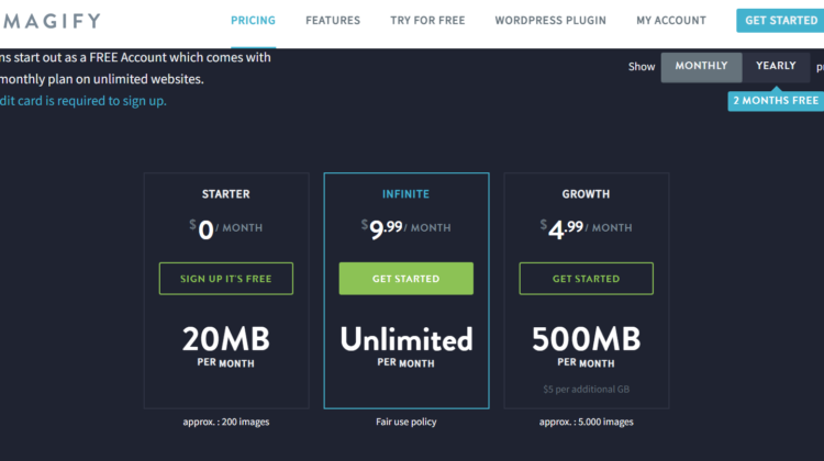 Imagify - Best WordPress Image Optimizer Plugin 2 imagify pricing