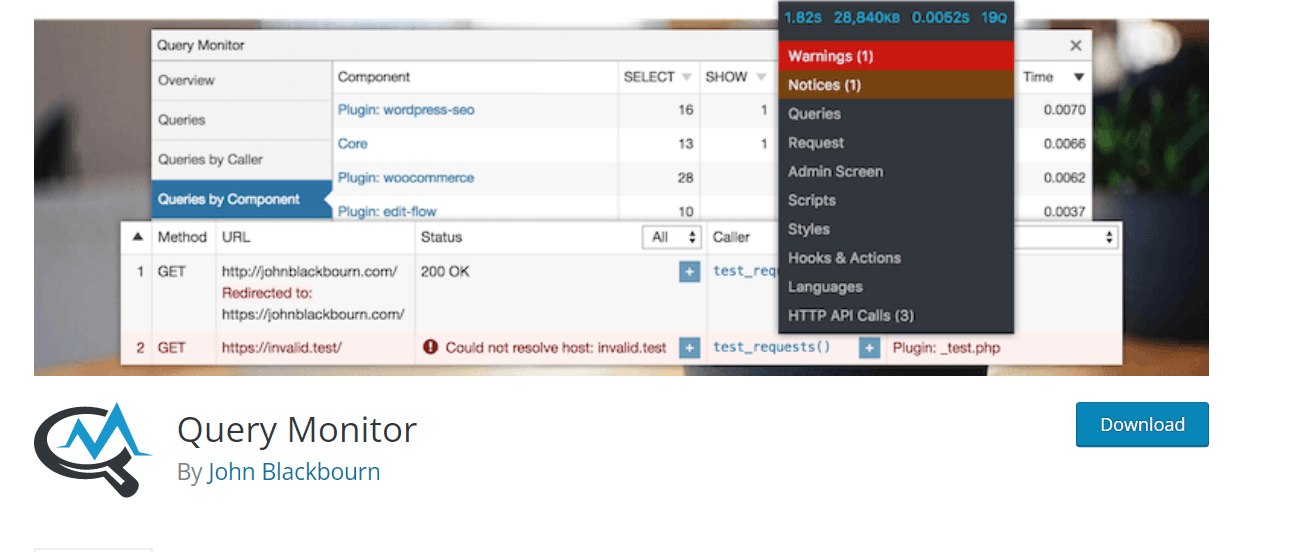 How to Speed Up Slow WordPress Backend? 2 query monitor performance issue