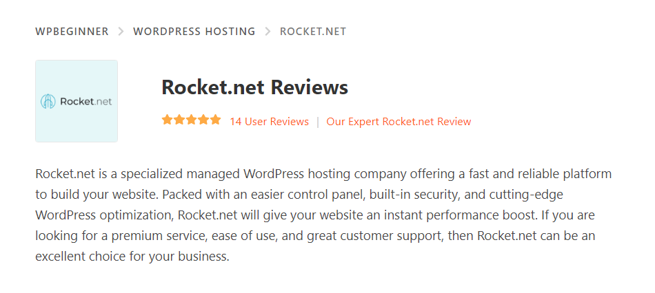 Rocket.net Review - Experience it yourself with $1 19 rocket net review wordpress