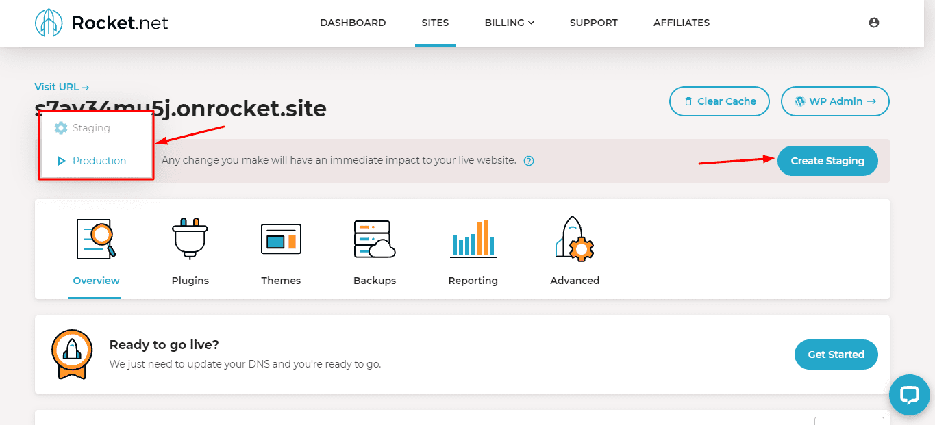 Rocket.net Review - Experience it yourself with $1 16 rocket net site staging