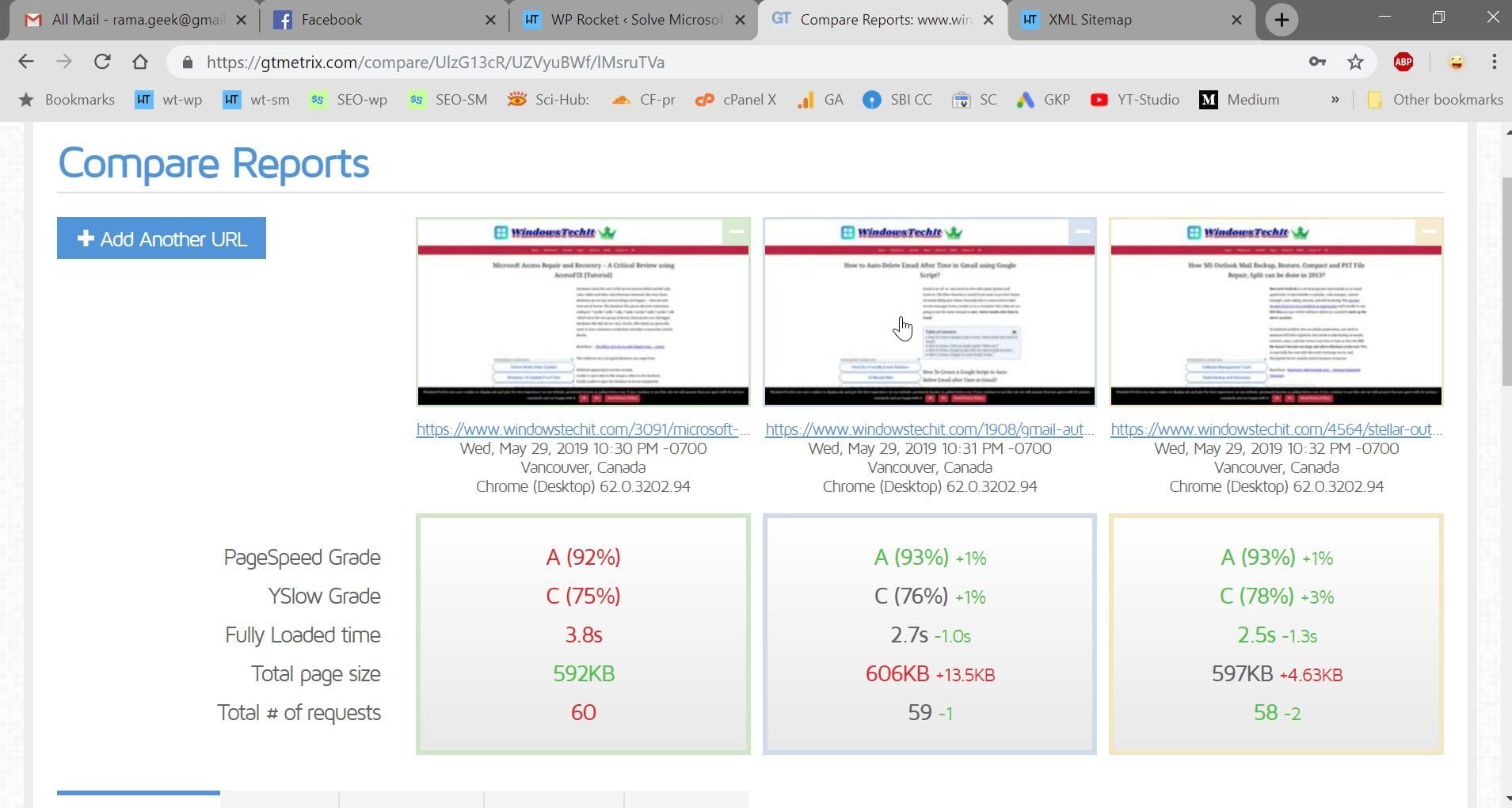 7 Power Features of WP Rocket vs SG Optimizer Compared 5 compare page speed gtmetrix with wp rocket plugin
