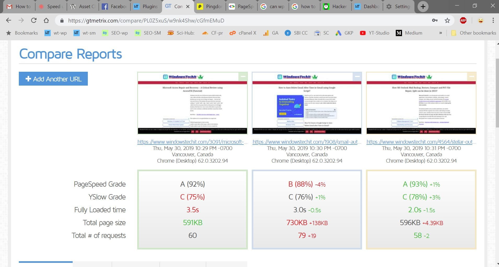 7 Power Features of WP Rocket vs SG Optimizer Compared 10 compare page speed test without wp rocket