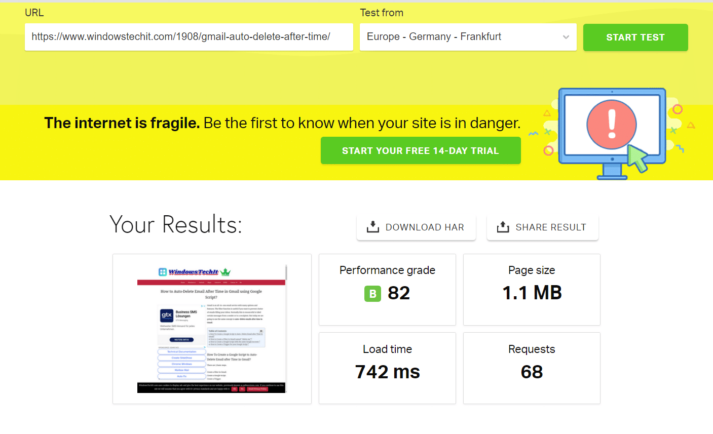 WP Rocket Performance: 5 Steps to Skyrocket Site Speed 2 page loading time using wp rocket