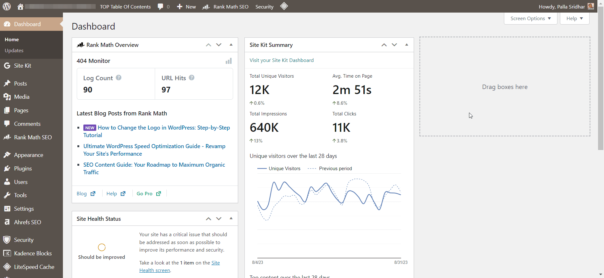 5 Tips to Customize WordPress Dashboard 2 customize wordpress dashboard