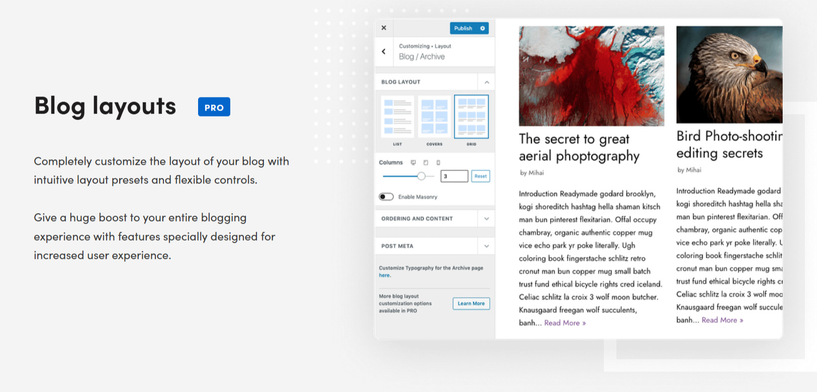 Neve Theme Review 2025: Is It Still the Best Lightweight WordPress Theme? 5 blog layouts neve theme