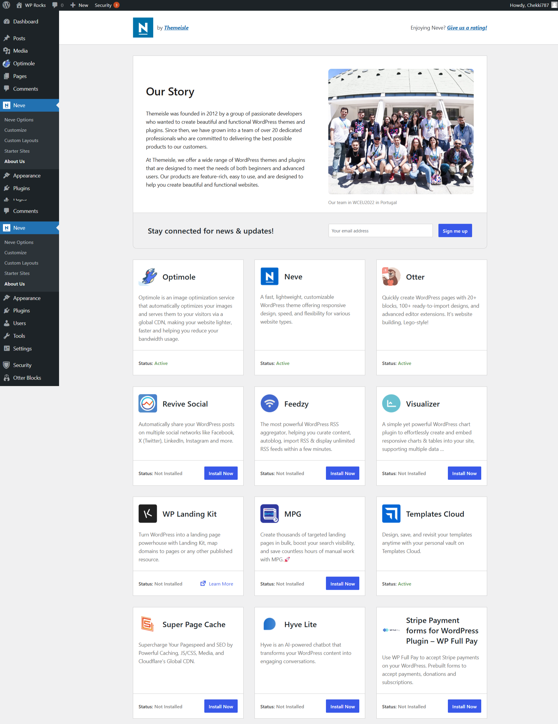 How To Switch Your WordPress Theme To Neve? 1 how to install neve theme WordPress team