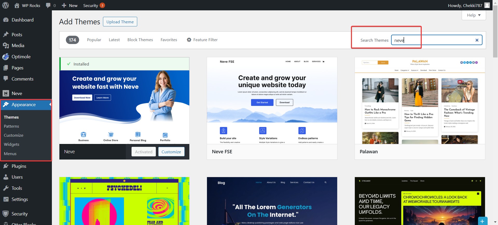 How To Switch Your WordPress Theme To Neve? 3 install neve free theme