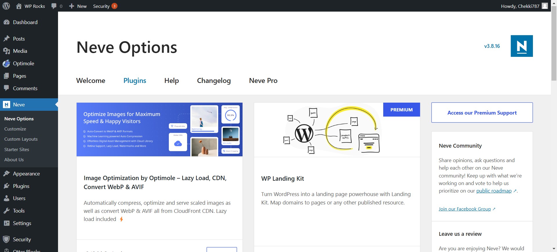 How To Switch Your WordPress Theme To Neve? 6 neve options wordpress theme