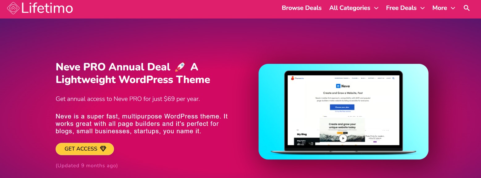 Neve Theme Discount Deals and Coupons 2025 3 neve theme discount deals