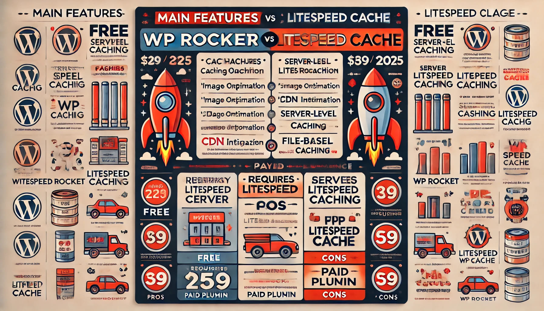 LiteSpeed Cache vs WP Rocket 2025: Why LSC Is Faster + Free (Features Comparison) 1 wp rocket vs litespeed cache differences